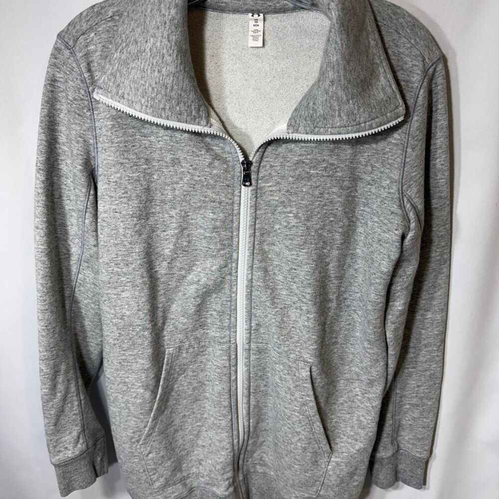 Under Armour Men's Grey Full Zip Long Sleeve Jacket